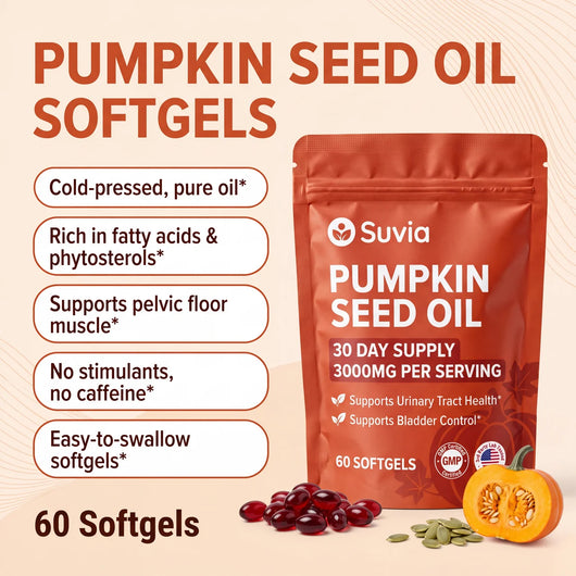 Suvia Pumpkin Seed Oil Softgels